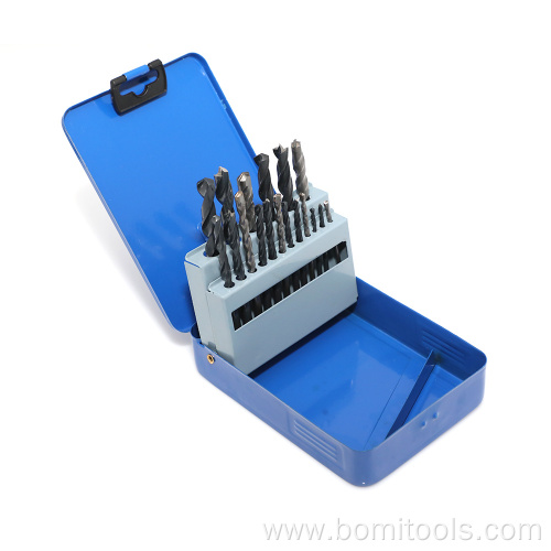 Ground Titanium HSS Drill Bit Set for Metal